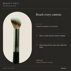 WSP-06 Tapered Foundation & Concealer — application guide