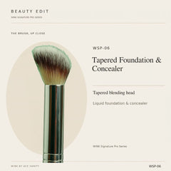 WSP-06 Tapered Foundation & Concealer — brush detail