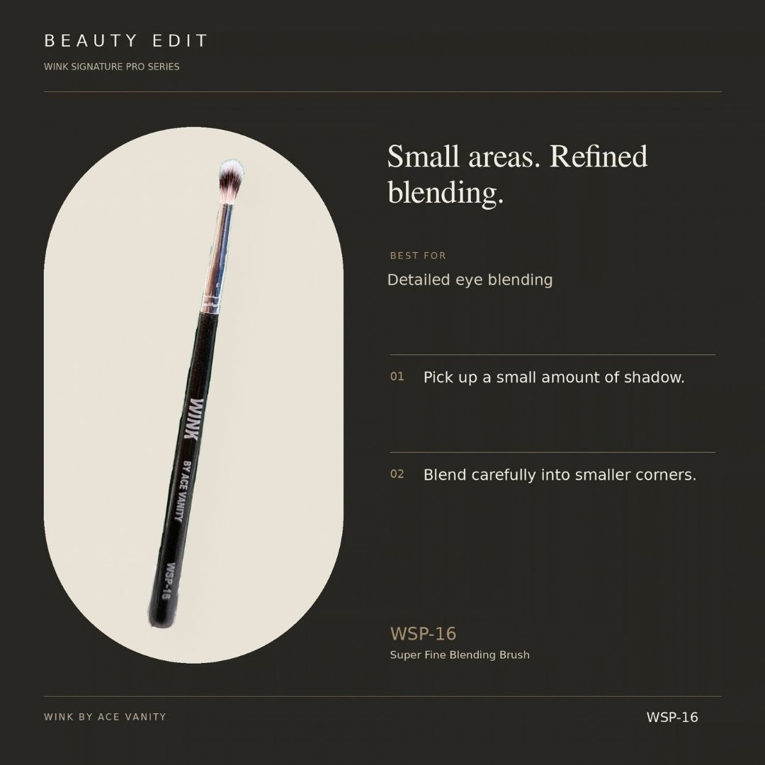 WSP-16 Super Fine Blending Brush — application guide