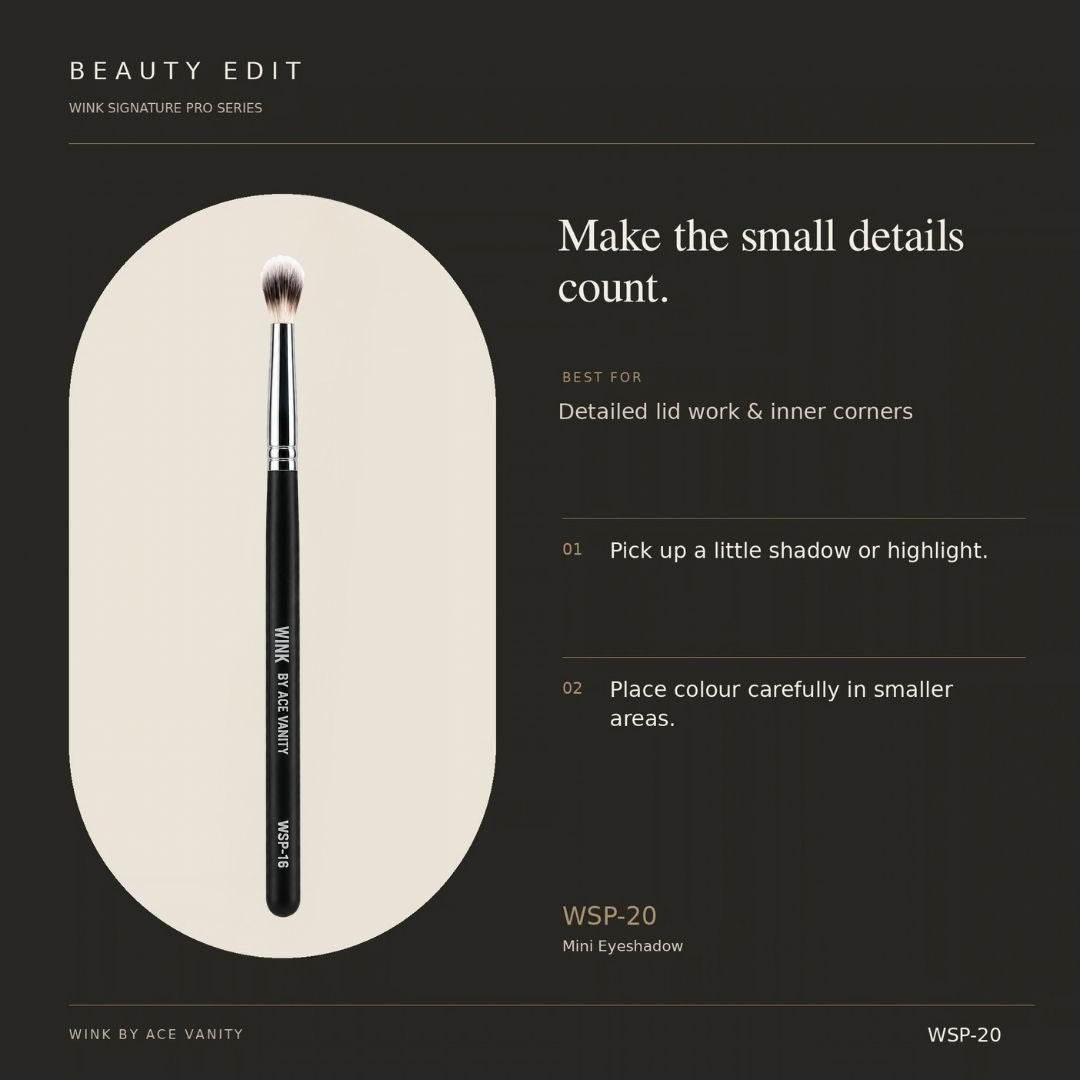 WSP-20 Mini Eyeshadow — application guide