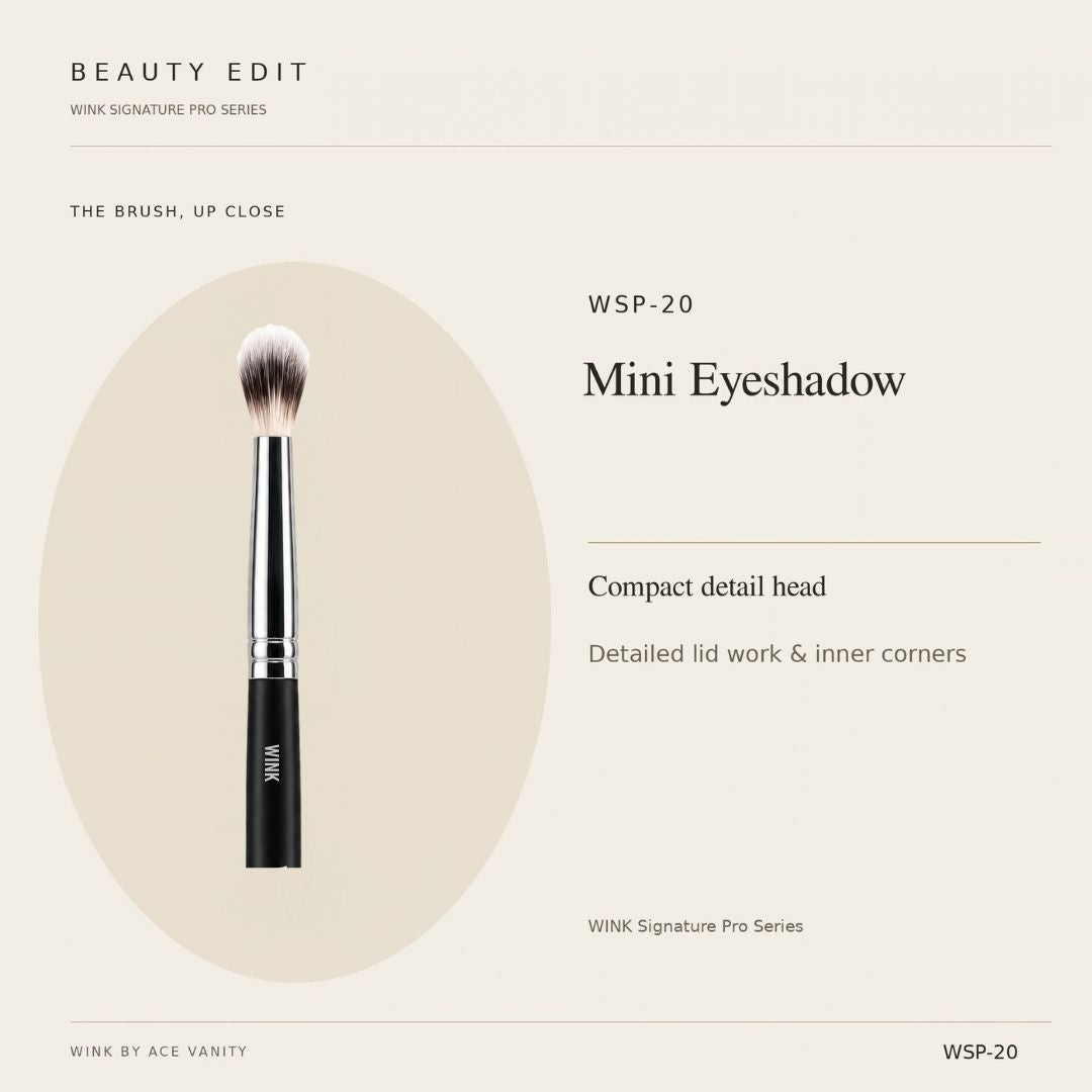 WSP-20 Mini Eyeshadow — brush detail