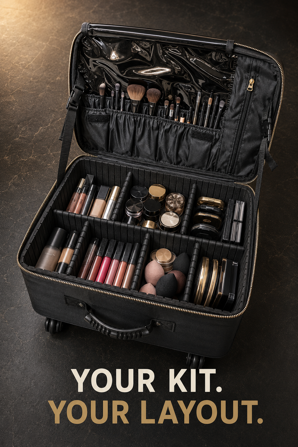 XXL Plus Trolley Premium adjustable divider layout