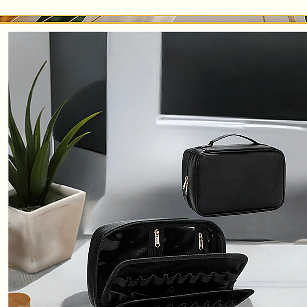 ACE GridVault™ – Premium Foundation Bottle Organizer Pouch